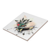 Carreau Danseur autochtone de Kachina (Côté)