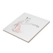 Carreau Danseur de ballet Ballerina (Côté)