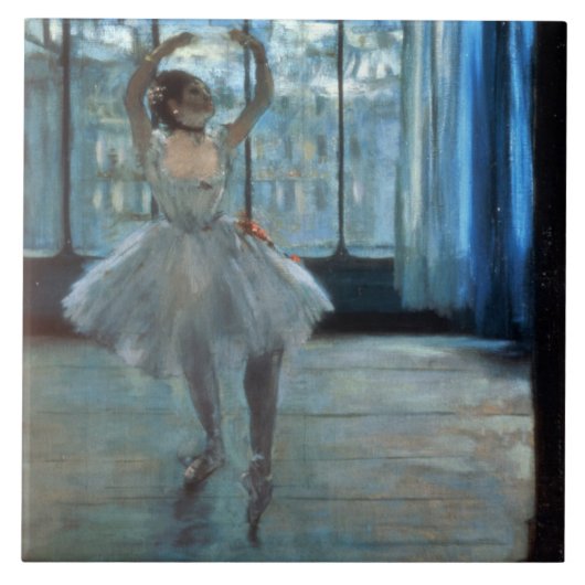 Carreau Danseur d'Edgar Degas | devant une fenêtre (Devant)