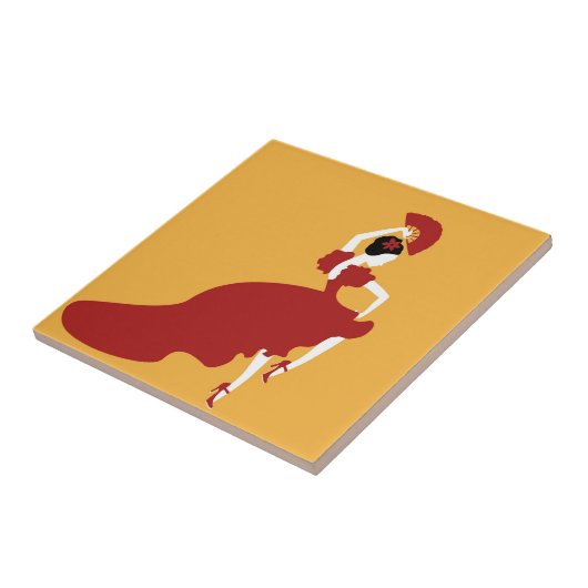 Carreau Danseur flamenco (Côté)