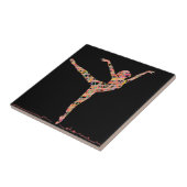 Carreau Danseur moderne de ballet (Côté)