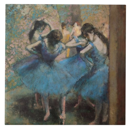 Carreau Danseurs d'Edgar Degas | dans le bleu, 1890 (Devant)