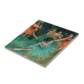 Carreau Danseurs en vert par Edgar Degas (Côté)