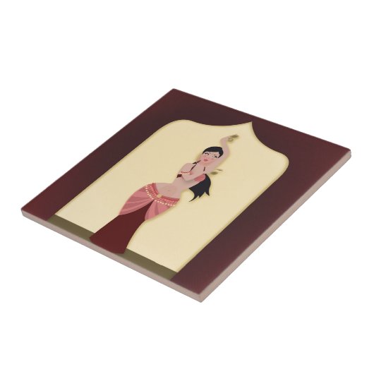 Carreau Danseuse du Moyen-Orient (Côté)