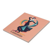Carreau Danseuse flamenco Thunder_Cove (Côté)