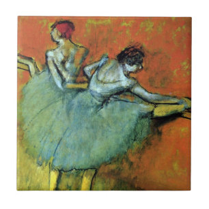 Carreau Danseuses au Bar by Edgar Degas, Ballet Vintage