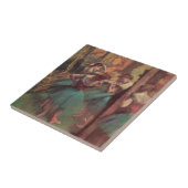 Carreau Danseuses, Rose et Vert par Edgar Degas (Côté)