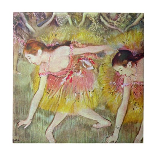 Carreau Danseuses s'inclinant d'Edgar Degas, Art du ballet (Devant)