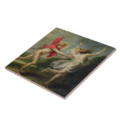 Carreau Daphne et Apollo (huile) (Côté)
