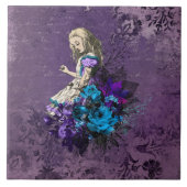 Carreau Dark Alice Rustique Violet Foncé (Devant)