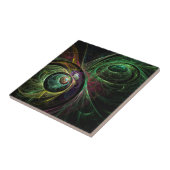 Carreau d'art Abstrait oeil à oeil (Côté)