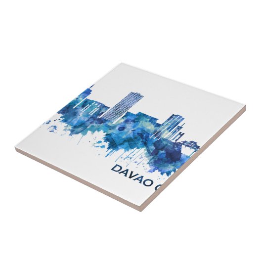 Carreau David City Philippines Skyline Blue (Côté)