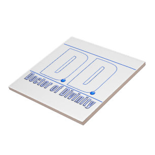 Carreau DD Docteur en divinité Acronyme LOGO