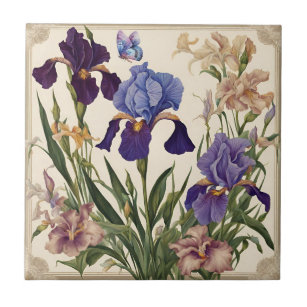 Carreau De Belles Fleurs Iris