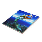 Carreau De Belles Peintures De Sirènes (Côté)