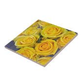 Carreau De belles roses jaunes (Côté)