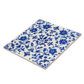 carreau de botanique bleue (Côté)