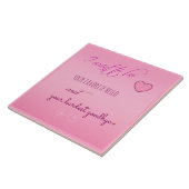 Carreau de cadeau de la Saint-Valentin "Favorite H (Côté)