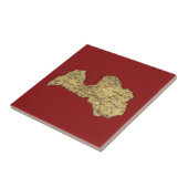 Carreau de carte Lettonie (Côté)