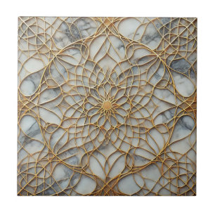 Carreau de céramique à motif sans couture de marbr