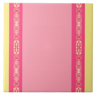 carreau de céramique abstrait élégant rose
