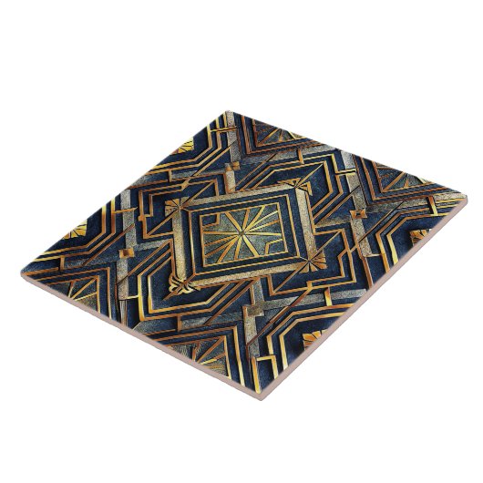 Carreau de céramique Art déco (Côté)