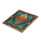 Carreau de céramique Art déco (Côté)