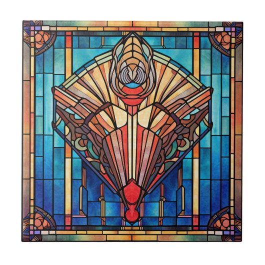 Carreau de céramique Art déco (Devant)