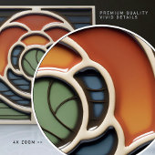 Carreau de céramique Art Nouveau Mackintosh Rose