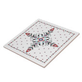 Carreau de céramique avec les gens polonais de (Côté)