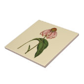 Carreau de céramique bronzage botanique (Côté)