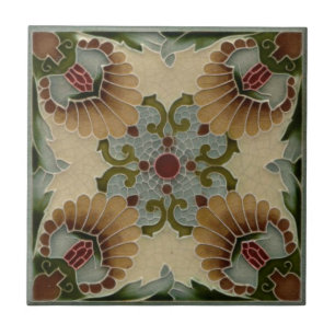 Carreau de céramique - Carreaux Antiques Art Nouve