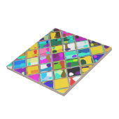 Carreau de céramique coloré unique (Côté)