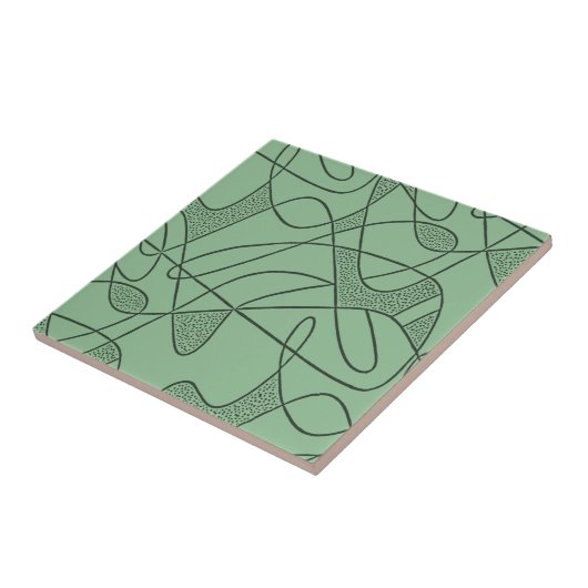 Carreau de céramique : CONTEMPO - VERT DE SEAFOAM (Côté)