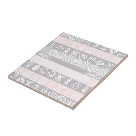 Carreau de céramique d'Africain de conception (Côté)