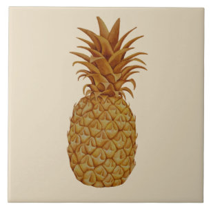Carreau de céramique d'ananas hawaïen tropical