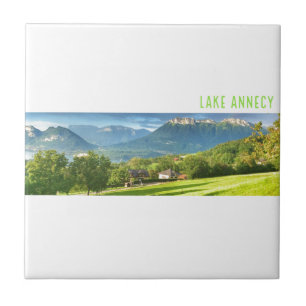 Carreau de céramique d'Annecy de lac