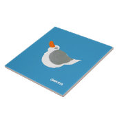 Carreau de céramique d'art : Mouette de vol de (Côté)