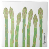 Carreau de céramique d'asperge (Devant)