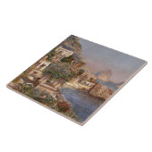 Carreau de céramique de bateaux de pêcheurs (Côté)