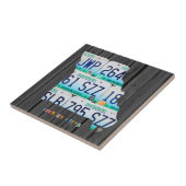 Carreau de céramique de carte de plaque (Côté)