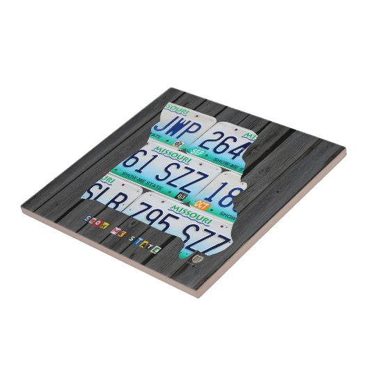 Carreau de céramique de carte de plaque (Côté)