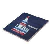 Carreau de céramique de carte de plaque (Côté)