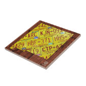 Carreau de céramique de carte de plaque (Côté)