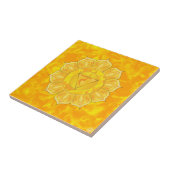 Carreau de céramique de Chakra de plexus solaire (Côté)