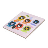 Carreau de céramique de chats (Côté)