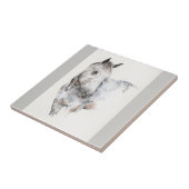 Carreau de céramique de cheval (Côté)