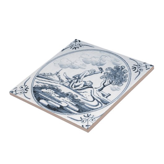 Carreau de céramique de conception biblique de (Côté)