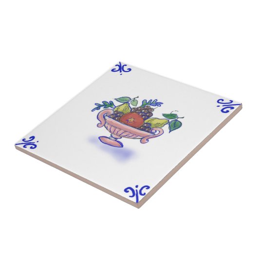 Carreau de céramique de conception de corbeille de (Côté)