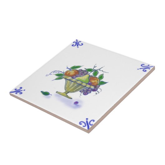 Carreau de céramique de conception de corbeille de (Côté)